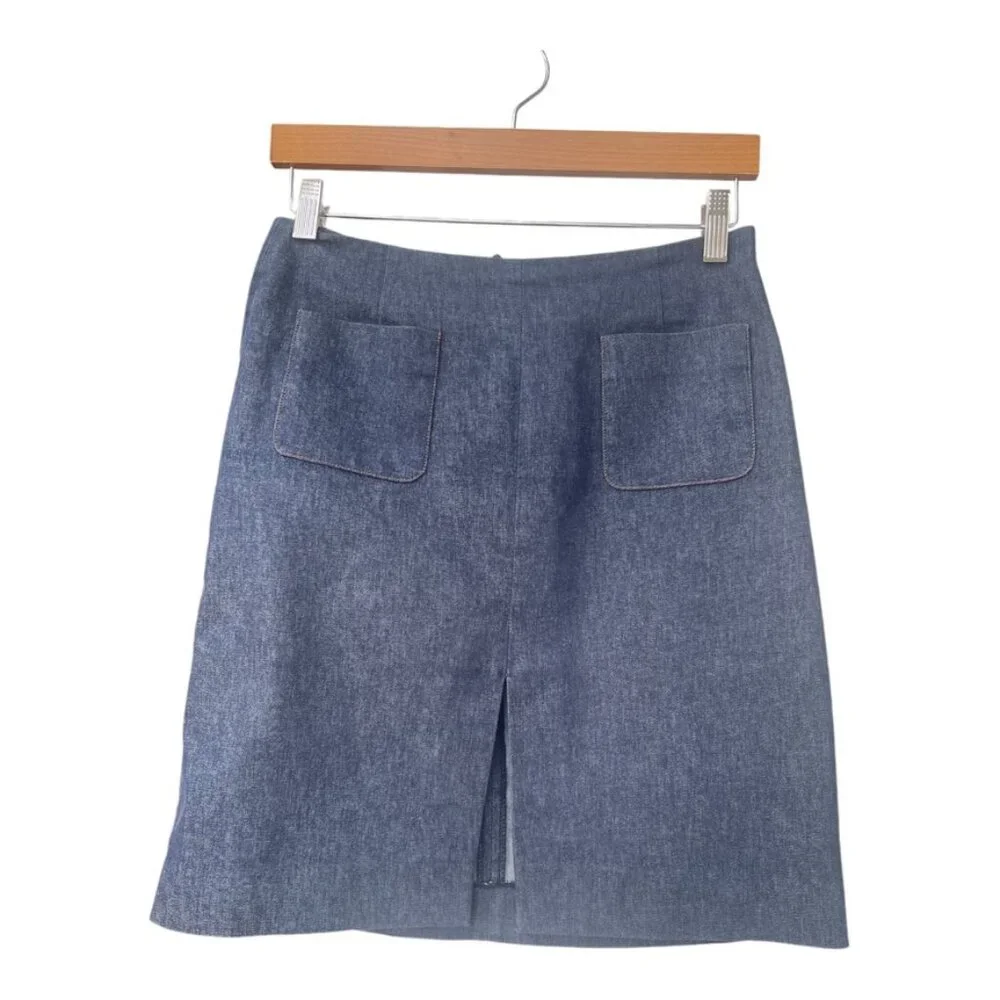 TF Atelier Paris Dark Denim mini skirt women's size 38
